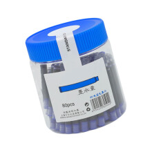 80Pcs Replacement Ink Cartridges Set For 2.6mm Fountain Pens-B
