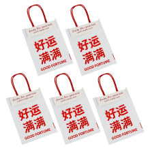 5/10Pcs Clear Packaging Bags Water Resistant-Good luck 5