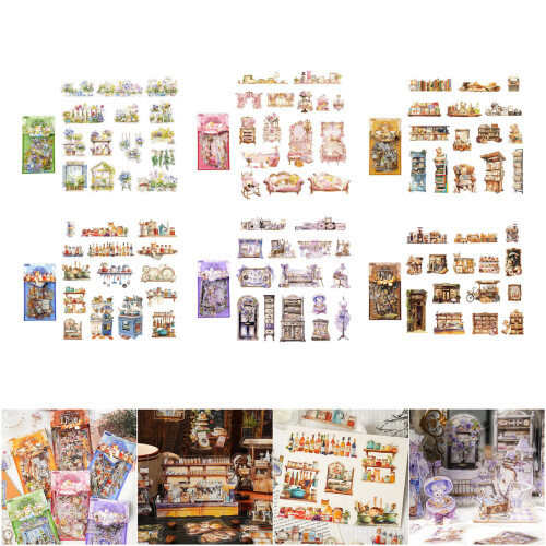 Artistic Decorative Scrapbook Sticker for Adults Students,-N5 2