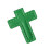 Religious Themed Magnetic Leather Bookmarks Page Clip-Green 1