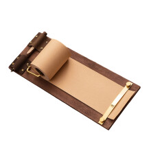 Retro Wood Clipboard Writing Pad Refillable Hanging Memos-B