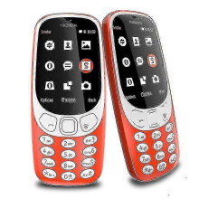 (black)New 3310 Phone - 2.4-inch Non-intelligent Bar Phone For Seniors With Dual Sim, Loud Characters