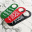Leather Knock Please Door Hanger Sign-Red front Green back 6
