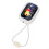 Ergonomic Hand Warmer With Heating Technology Detachable Neck Strap Easy Carrying White 1