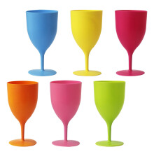 6Stück Wein Pokale Party Becher Plastik Sekt Pokale