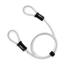 Cable Wire For Travel Lock, Steel-Coated Bicycle Cable, Double-Sided Design, Resists Cutting Theft, For Motorcycles