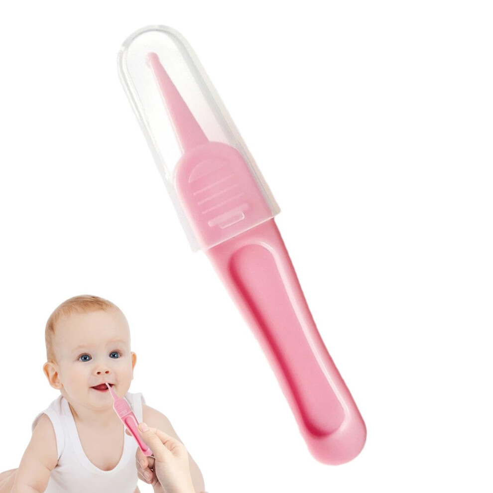 Nose Tweezers For Kids Pink Round Pincet Safe And Effective Nasal Cleaning For Babies Portable Forceps Ear Canals