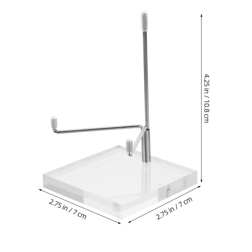 Multi Material Metal Display Stand for Rock and Crystal Showcases 2