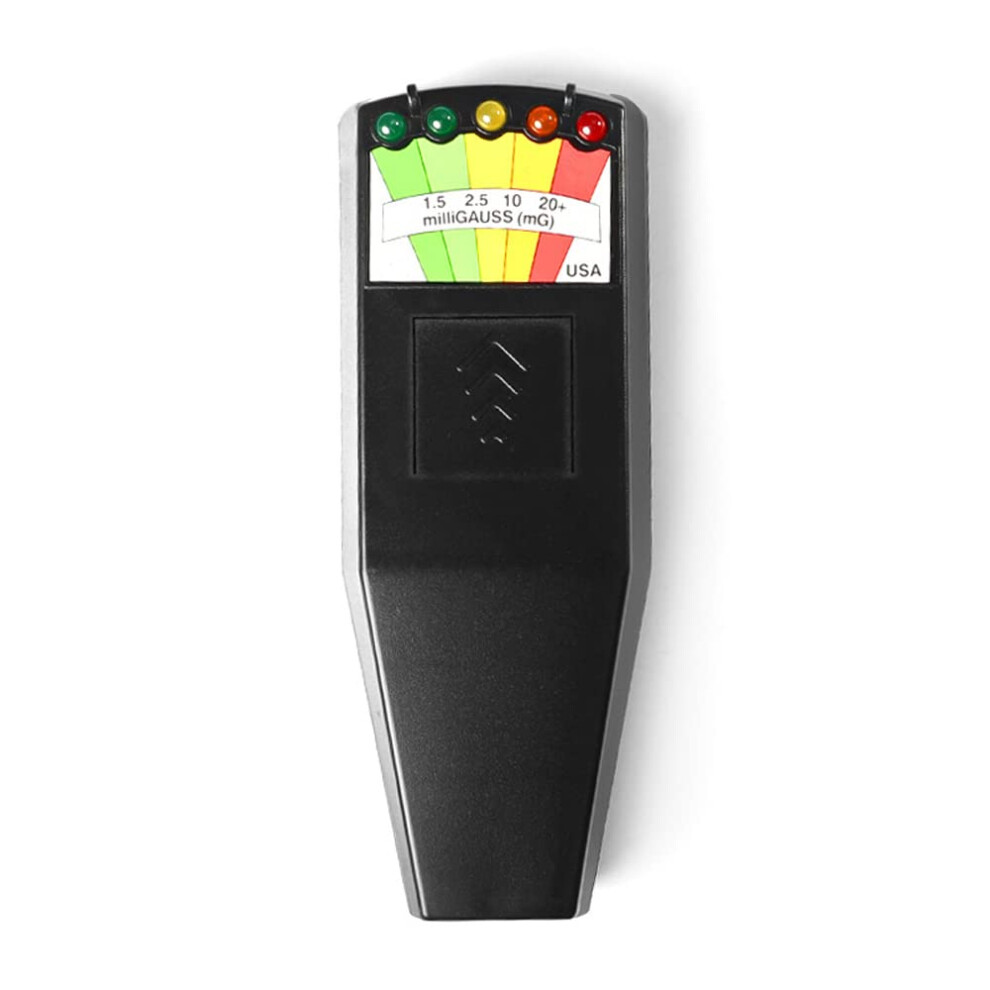 Electromagnetic Field Emf Gauss Meter Portable Radiation Detector Magnetic Field Monitor 5 Led Display Black Handheld 9105992880386