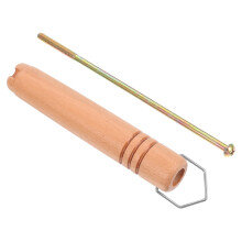 Milk Pot Universal Ergonomic Wooden Handle For Soup Pots Khaki Stainless Steel Replacement Parts