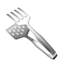 Kitchen Tongs Stainless Steel Fish Turning Heat Resistant Non Slip Grip Versatile For Home Camping Grilling Outdoor