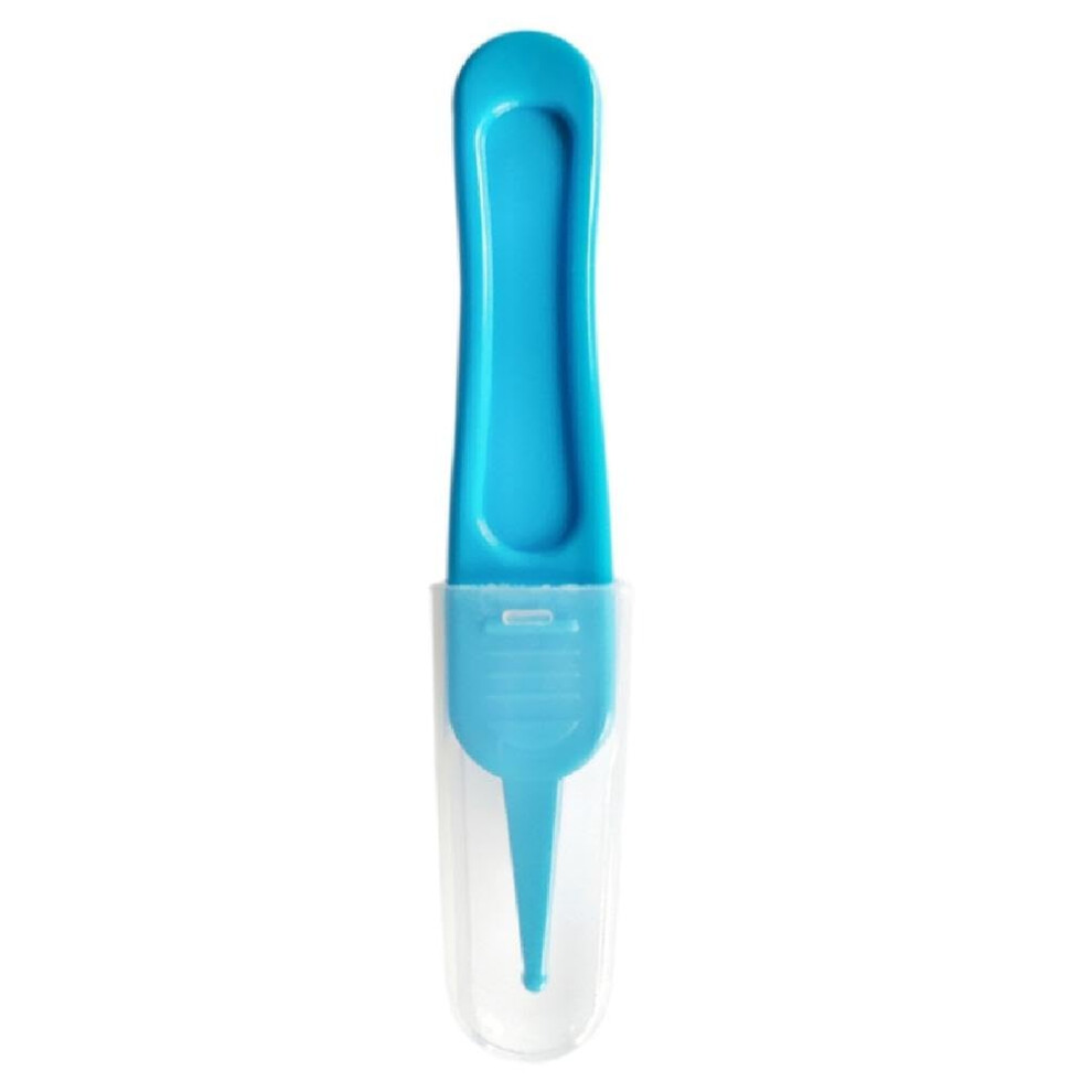 Baby Nasal Tweezer Baby Nose Cleaning Tweezer with Rounded Head Soft Tip Ear Cleaner Clip Tool for Baby Nose Booger and Ear Wax Removal