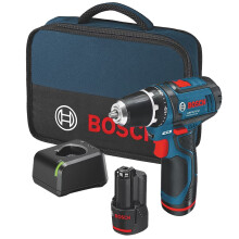 Bosch 06019B697J GSB 12V-15 Professional Combi Drill 12V 2 x 2.0Ah Li-ion BSH6019B697J