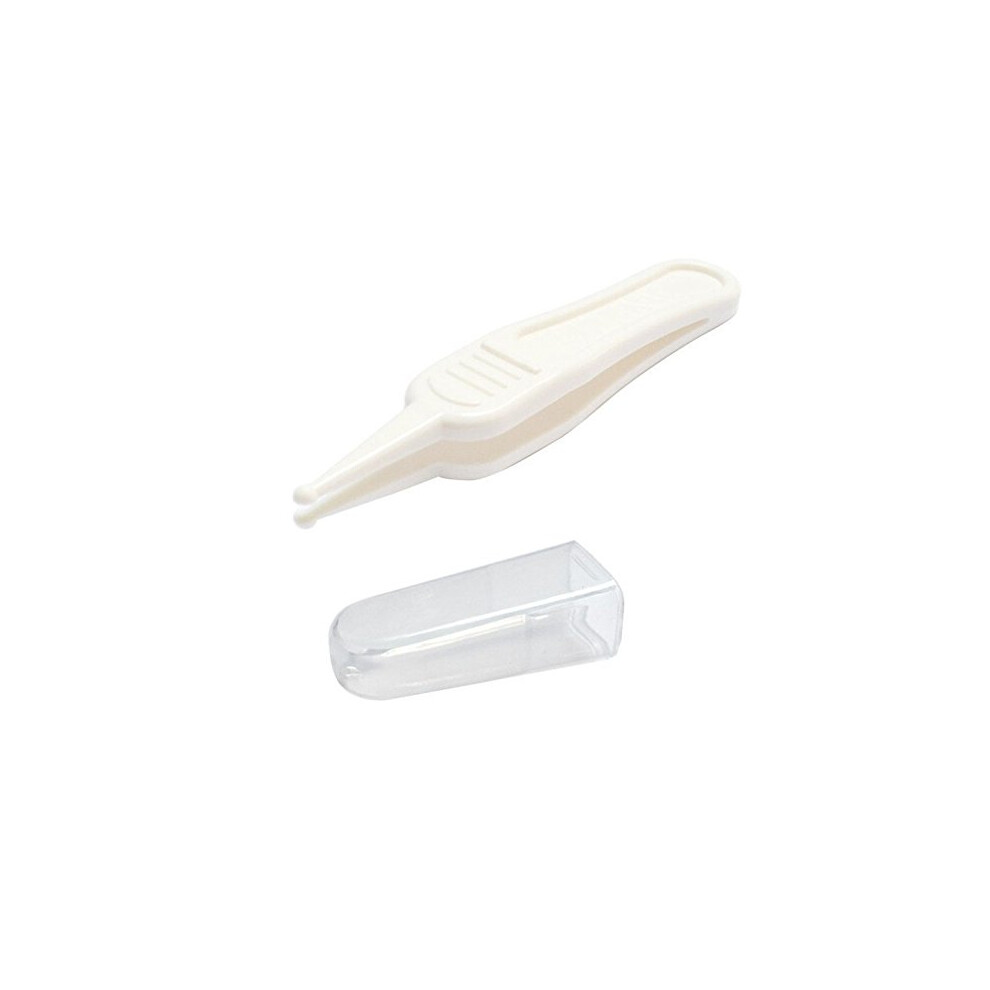 Baby Ear Nose Navel Plastic Clean Tweezer Infant Tweezers Pincet Safety Forceps Multicolor Infant Hygiene Tool