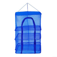 Foldable For Hanging Drying Net Three-Layer Design Sturdy Metal Rings For Fish And Vegetable Drying Insect Protection