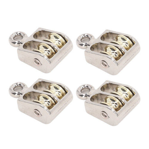 4 Pcs Doppel Flaschenzug 100KG 220LBS Lager 2