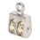 4 Pcs Doppel Flaschenzug 100KG 220LBS Lager 12