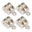 4 Pcs Doppel Flaschenzug 100KG 220LBS Lager 7
