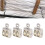 4 Pcs Doppel Flaschenzug 100KG 220LBS Lager 10
