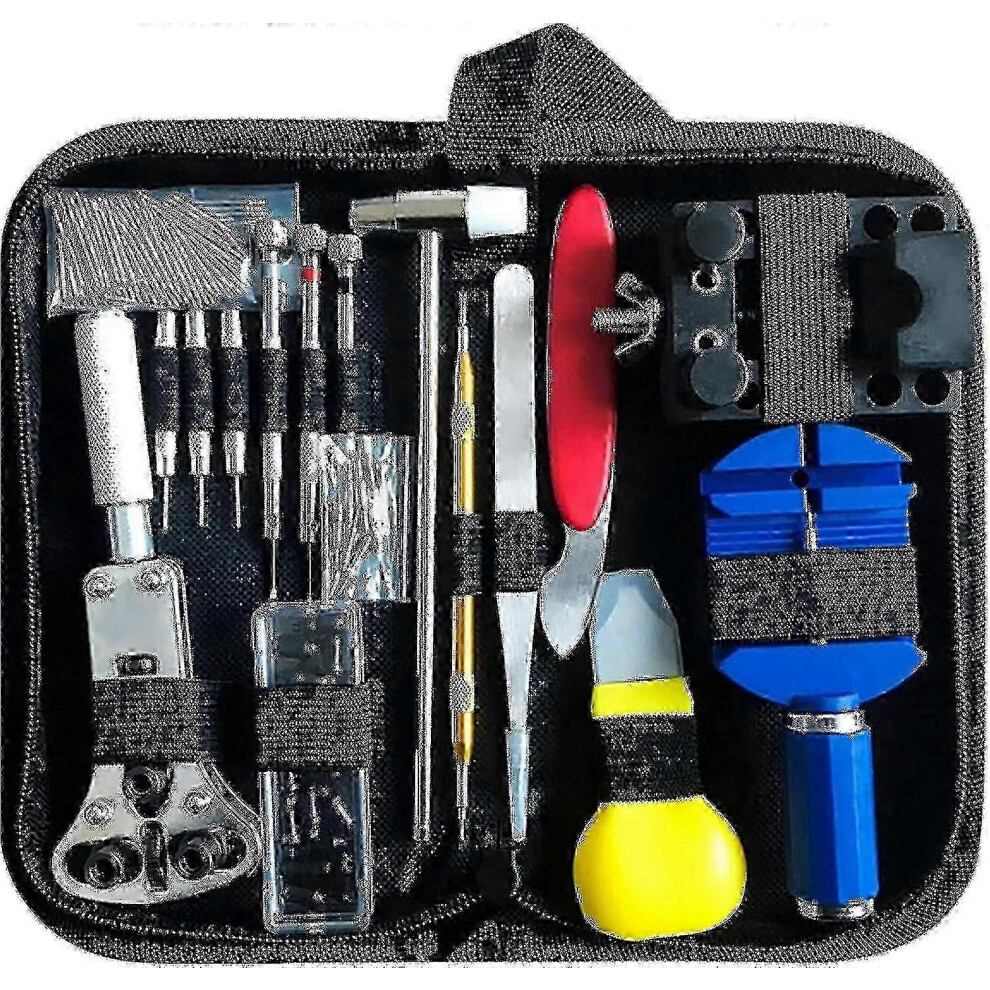 Kikidex (As Show, One Size) Watch Repair Tool Kit - 147 Pieces, Ideal For Watchmakers & Gifts
