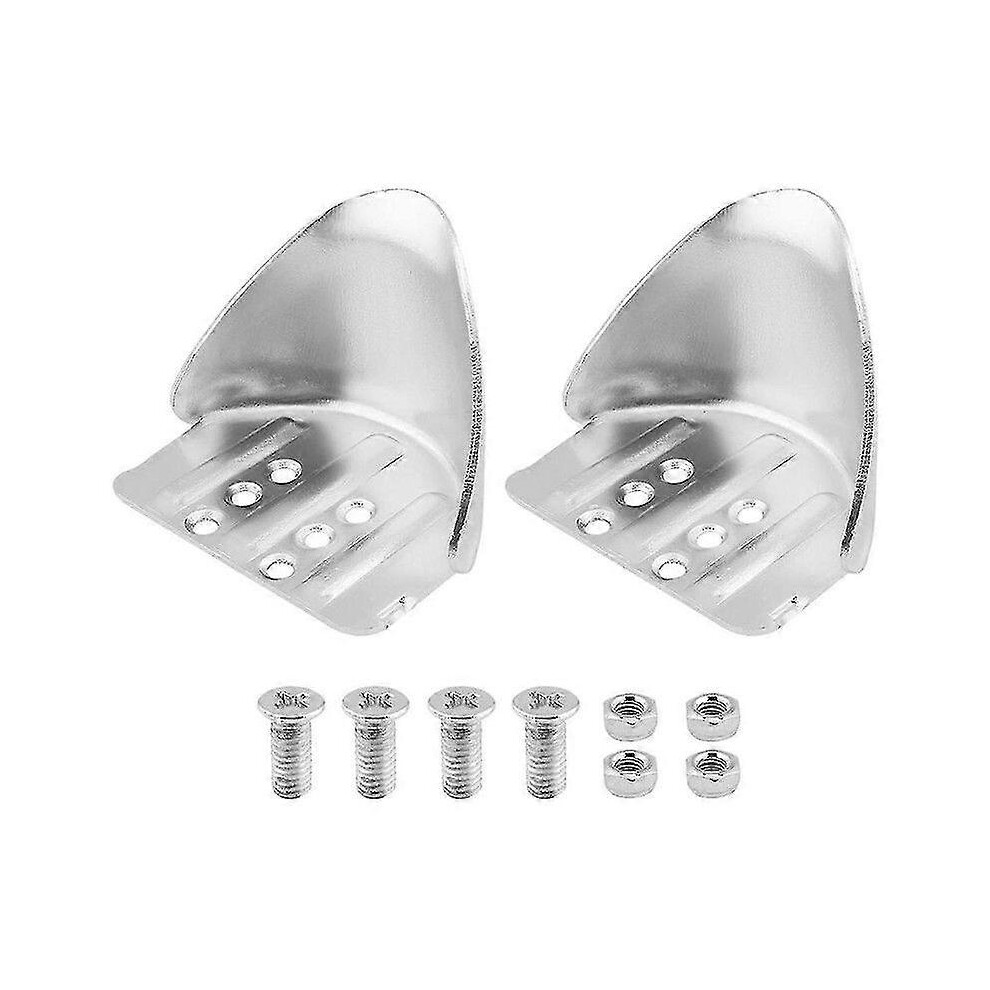 Kikidex (As Show, One Size) Drywall Stilts Heel Bracket Replacement Kits,Stilt Heel Bracket Replacement Kit Metal Adjustable Part Compatible With Painting