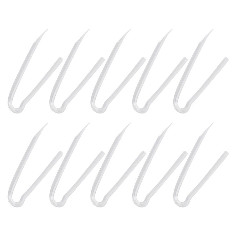 10pcs Flexible PVC Hearing Aid Tubes R BTE 3.3x2.0mm Replacement