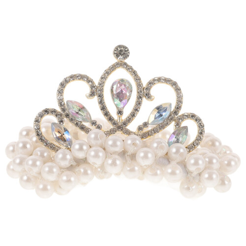 Perlenbesticktes Haarreif Diadem Elastisches Haarband Für 1