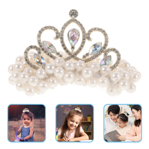 Perlenbesticktes Haarreif Diadem Elastisches Haarband Für 2
