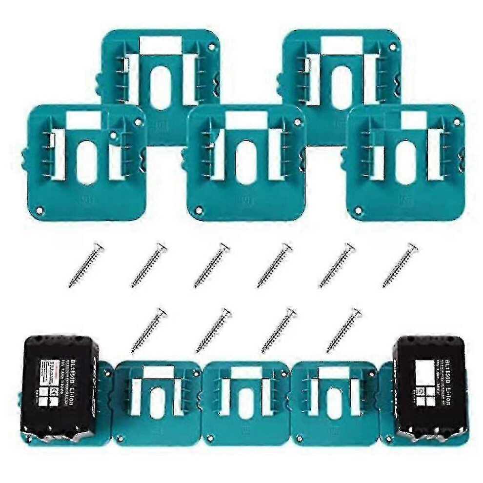 Kikidex (As Show, One Size) Battery Dock Holder Mount For Makita 18V Batteries - Compatible Battery Holder