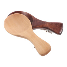 2Pcs Wooden Spoon Hair Clips Unique Design For Girls