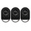 (As show, One size) 3 Pack Somfy Keygo Garage Door Remote Controls 1