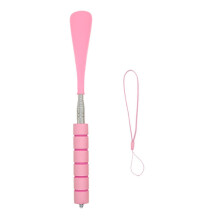 (As show, One size) Adjustable Stainless Steel Long Shoe Horn Extendable Telescopic 28 to 70cm Shoe Lift Tool for Seniors Adults Children