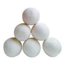 6 Balles de Laine Naturelle pour Chat SABIO ANIMALES : Jouet Écologique, Silencieux et Amusant (3,8 cm)