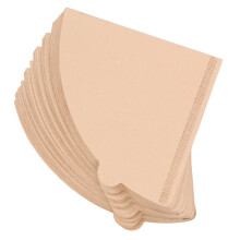 Natural Coffee Filter Cone 100PCS Disposable Straining Paper V40 10.5x10x2.3cm