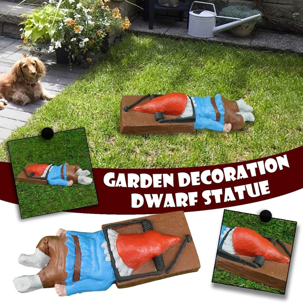 Kikidex (As Show, One Size) Creative Zombie Gnome Garden Statues Outdoor Gardening Dwarf Ornaments Dwarf Funny Garden Home Sculptures Decoartion Wholesale