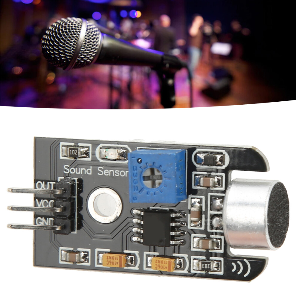5V Sound Detection Module Microphone Sensor With Adjustable Gain Output 6951357504120