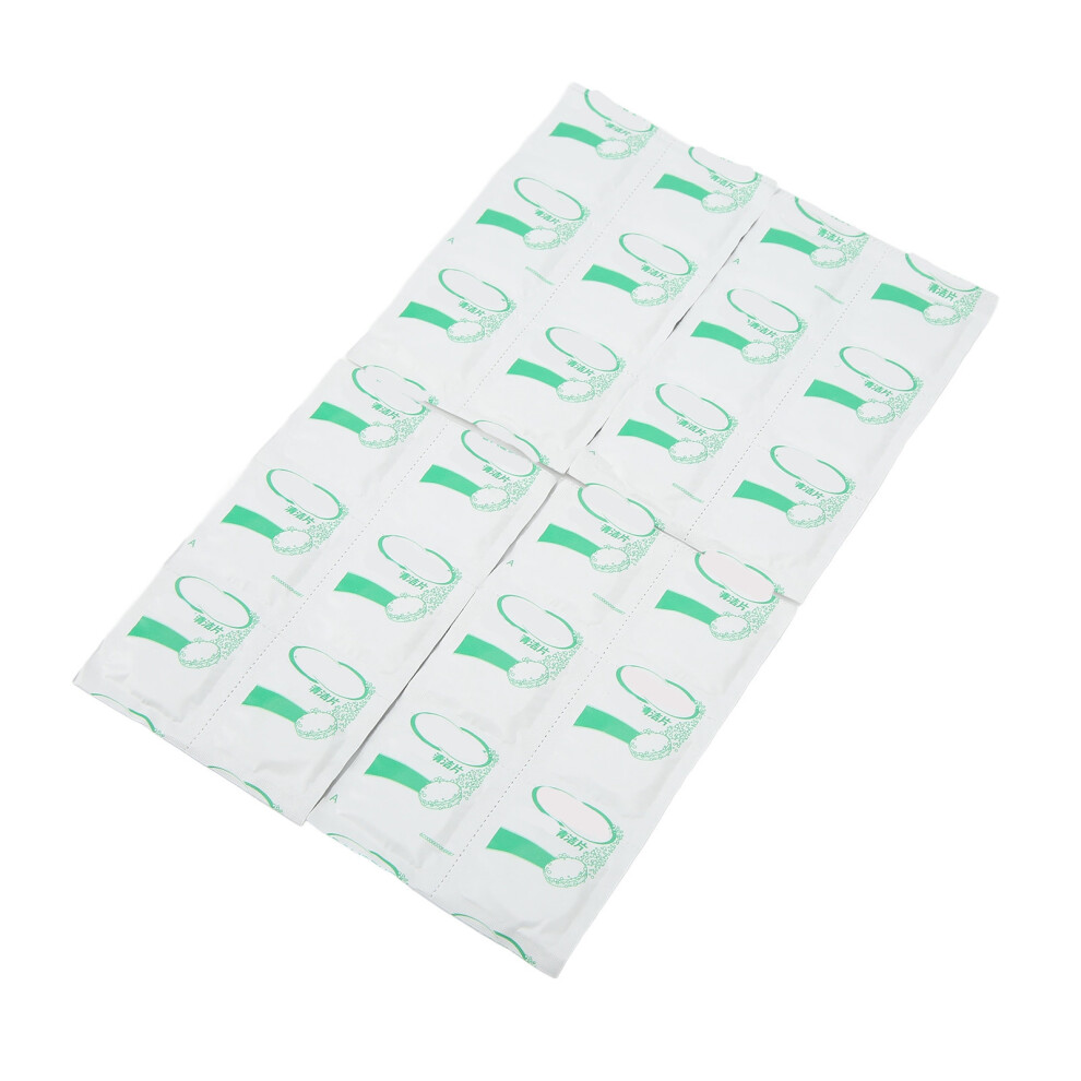 Denture Cleaning Tablets 24pcs Mint Odor & Plaque Removal