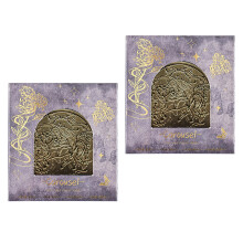 2 stuks retro metalen notitie paperclip decoratieve-C