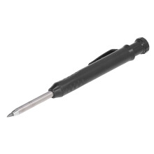 Schwarzer Wolframkarbid-Marker mit 2,8 mm Spitze zum Holzarbeiten mit 3 Nachfüllungen