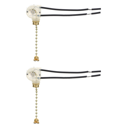 2Stk Pull-Chain Leuchten-Schalter Ersatz Für Deckenleuchten 2