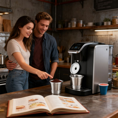 Koffiecapsulebeker Universal Herbruikbare koffiepads 2