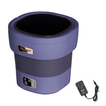 Pocketss automatische wasmachine, 12L reiswasmachine-Paarse AU