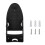 Wall Mounted Iron Board Rack Heat Resistant with Sturdy Hooks - Black 2