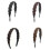 Magnetische Sluiting Fishtail Vlecht Verlenging-lichtbruin 3