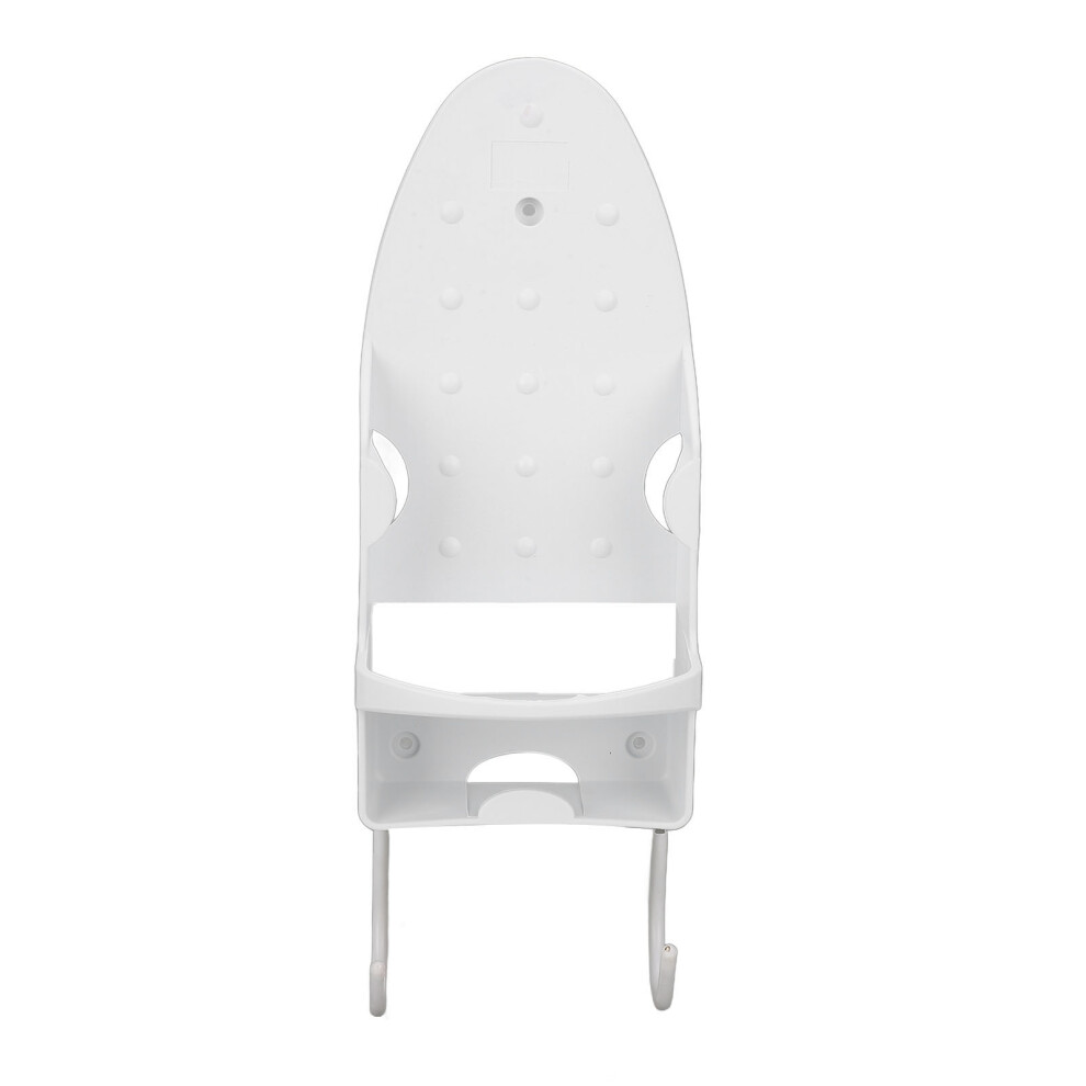 Iron Holder Rack With Hooks For Wall Mounting White Heat Resistant 7691357506890