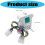Heavy Duty Refrigerator Cooling Motor Replacement Part For 3