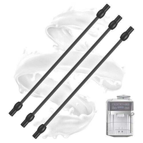 3Pcs Food Safe Silicone Replacement Hoses Automatic Coffee 1