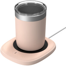 Drink Warmer Machine Water Cup Heating Pad Coffee mugs-Pink