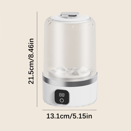 Compact Cordless Laundry Washer with Built in Battery for-Blue 2