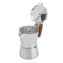 Aluminum Moka Pot 3-Cup Stovetop Coffee Maker Heat Resistant Kitchen
